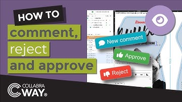 How to Comment, Reject and Approve | Artwork Approval Process | Cway® by Collabra
