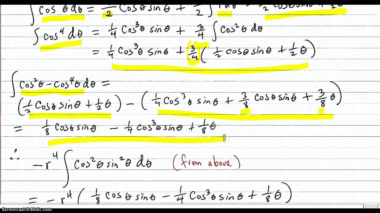 Integral Z 2 Sqrt R 2 Z 2 Youtube