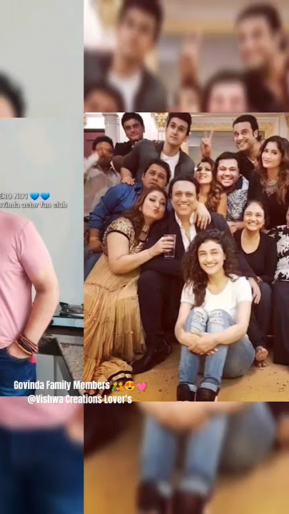 Actor 😎 Govinda Family Members 👪💓 Wife Sunita & YashVardhan 😍 Tina Ahuja #govinda #family ✨Bollywood