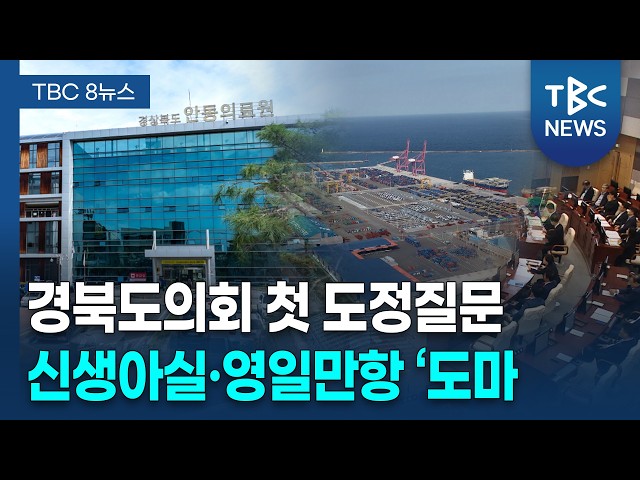첫 도정질문... '필수 의료·영일만항 육성' 도마 [260831] ㅣTBC뉴스