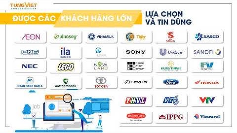 [TVC-VDS]Các công ty lớn sử dụng màn hình quảng cáo, màn hình ghép, màn hình VideoWall của Tùng Việt