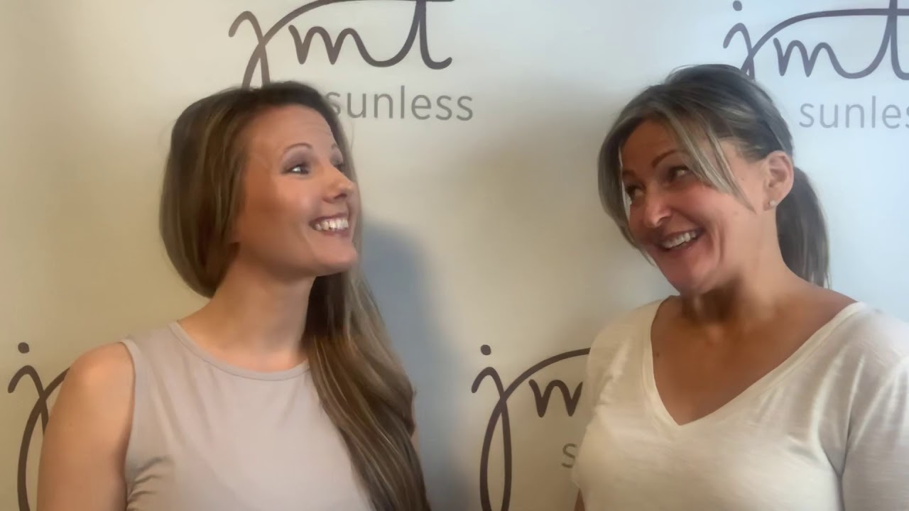 Bronzer Free Solution: Minutes after spray tan 