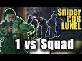 Epic sniper vs squad  airsoft lunel team