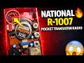 Tiny Radio Big Technology! 🔥 Inside National R-1007 Pocket Transistor Radio 📡📻