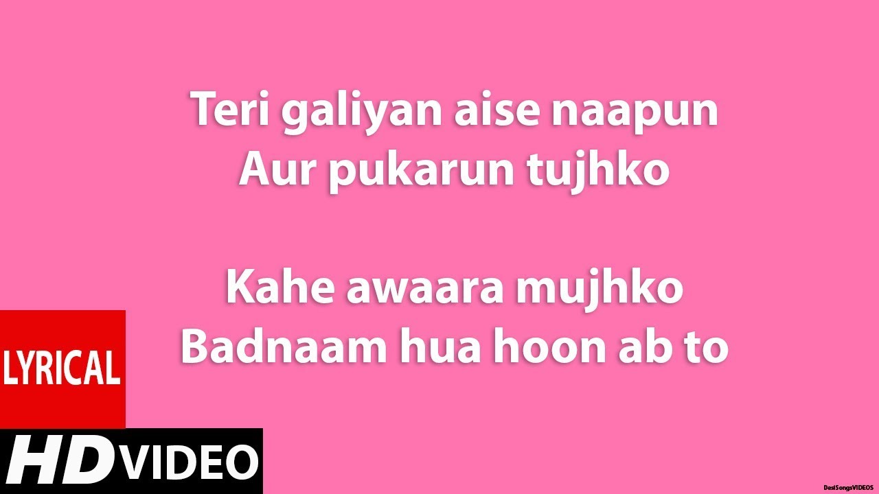 Fakira (Lyrics HD) Student Of The Year 2 Sanam & Neeti Vishal