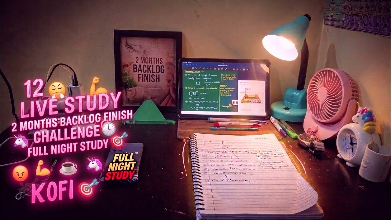 🔴 LIVE 12 HOURS STUDY WITH ME | NEET 2027 | BACKLOG FINISH 📚  #neetaspirants #neet2026