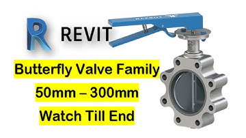 Butterfly Valve | Revit Family | BIM | LOD 500