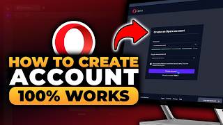 How To Create Opera Account (FAST &amp; EASY) | 100% WORKS | NO Yapping, To The Point!