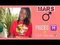 🚀Mars in Pisces ♓️ Or 12th House 🏡 // Astrology // #mars #Pisces #astrology