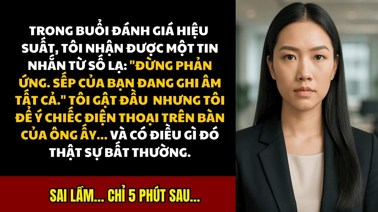 Sếp bí mật ghi âm để hãm hại tôi – nhưng cái kết lại khiến cả công ty chấn động.