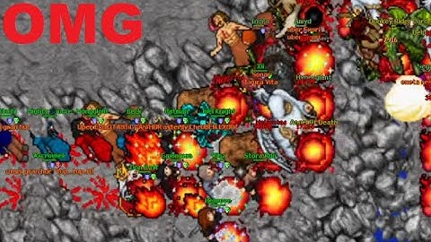 Retro Tibia Insane Quest-  (Old Tibia 7.6 OTs Video)