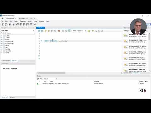 The easiest way to execute a command in MySQL