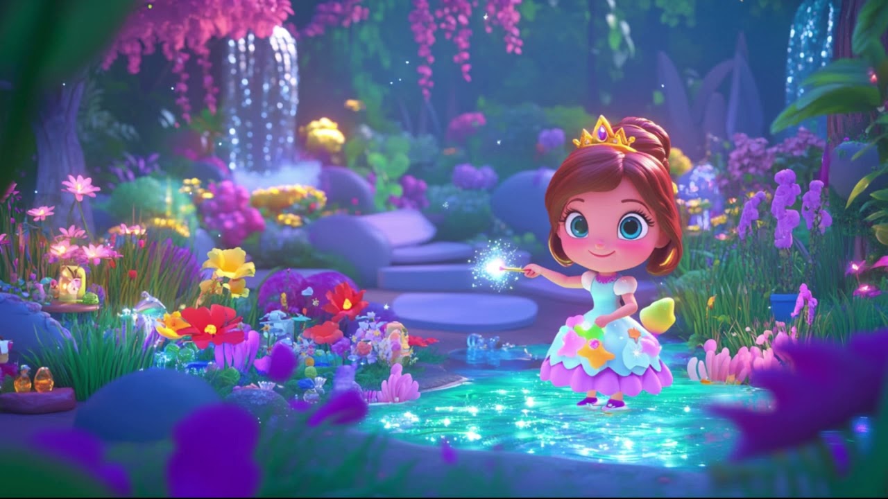 ✨ Color Magic with Princess Sparkle | Fun Educational Song for Kids 🎶🌈