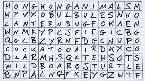 Make your own Word Search Puzzle