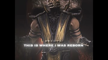 Scorpion Meets Subzero [4K] | Mortal Kombat 9 #shorts