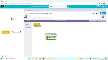 L21-3 |Code.org | Express-2021 | Lesson 21:  Functions with Artist | level 3