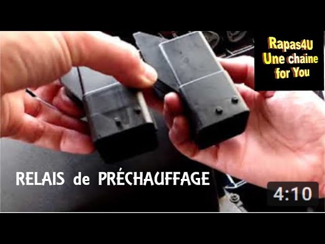 COMMENT CHANGER RELAIS PRECHAUFFAGE 2L hdi PEUGEOT // TUTO - Rapas4U -  YouTube