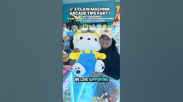 3 CLAW MACHINE ARCADE TIPS PART 1