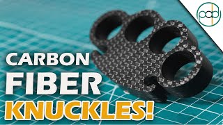 How to make Carbon Fiber Knuckles  DIY Brass Knuckles
