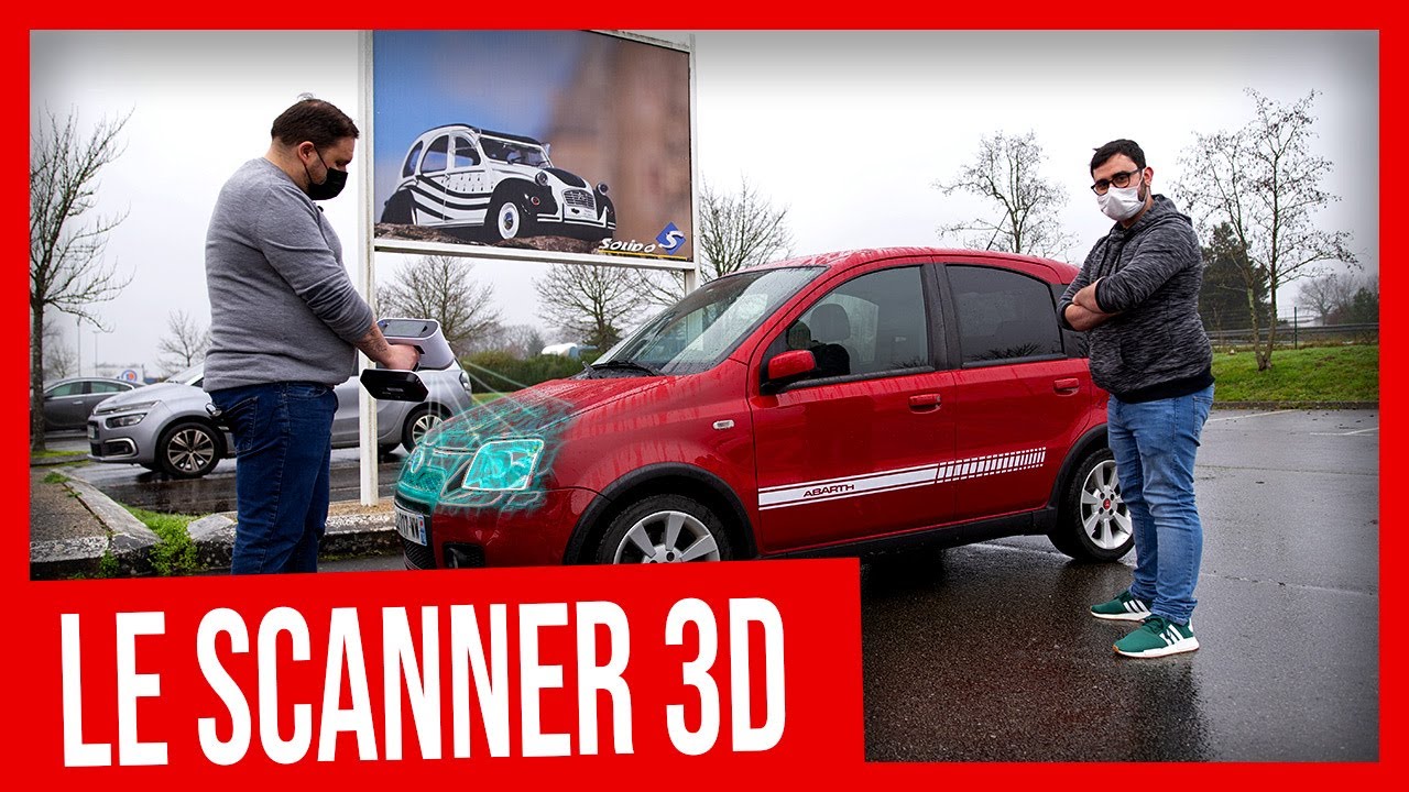 SCAN 3D : comment on crée une voiture miniature ?