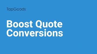 Boost Quote Conversions with TapGoods Rental Management Software