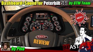 ["ATS", "American Truck Simulator", "tuning mod", "Dashboard +Sound for GTM Peterbilt 567", "Piva"]