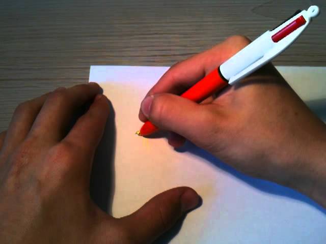 Calligraphie en style Nard Dog Avec stylo fluo et un stylo bille