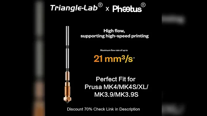 trianglelab Phaetus MK4 MK4S SiC Nextruder Prusa Nozzle Silicon carbide nozzle + Heat break with End