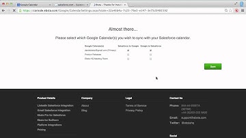 How to sync Salesforce and Google Calendar