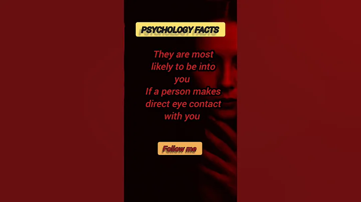 If a person makes direct eye contact with you #psychologyfacts #selfimprovement #psychology #shorts