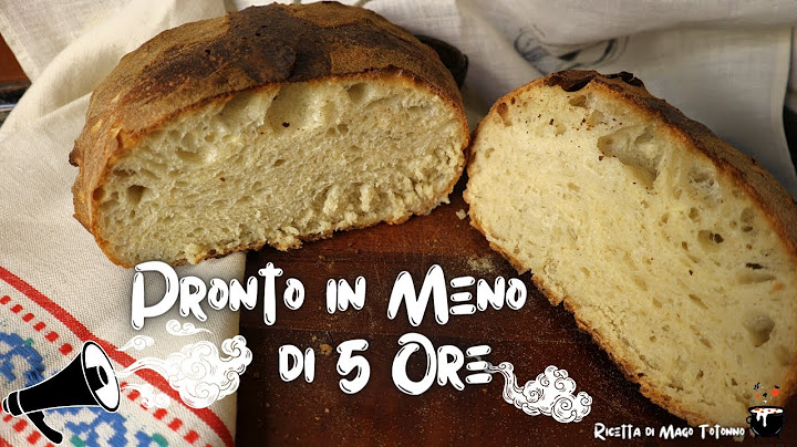 PANE FATTO IN CASA RICETTA DELLA NONNA -  Con Lievito di Birra - Facile Veloce e Croccante