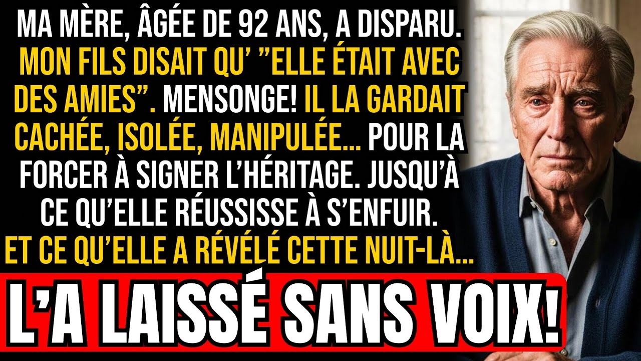 Mon fils a séquestré sa propre grand-mère pour l’héritage — sans imaginer ce qu’elle cachait…