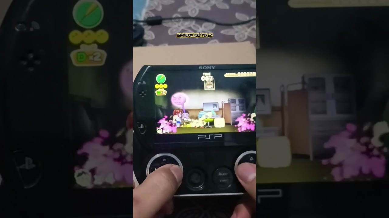 PSP GO play hammerin hero 