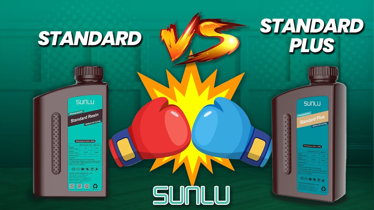 Test de résine : SUNLU STANDARD PLUS R-TEST #02 