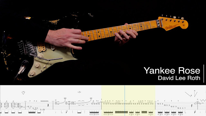 Yankee Rose Guitar version - Guitar performance video thumbnail
