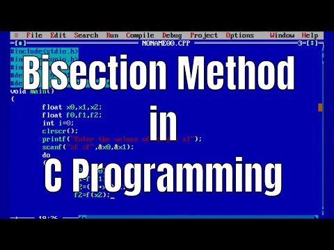 Video: Wat is de bisectiemethode in c?
