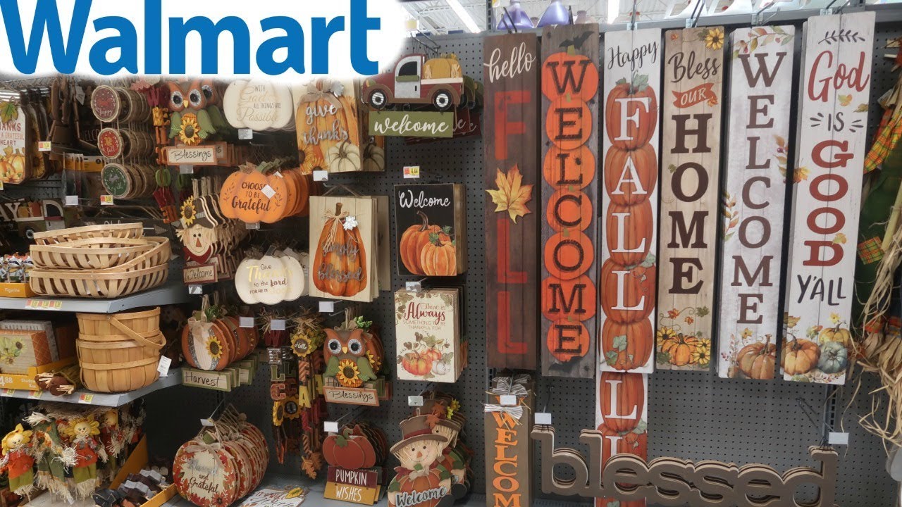 WALMART "FALL 2019 HOME DECOR" COME WITH ME!!! - YouTube