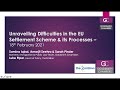 Webinar - Unravelling Difficulties in the EU Settlement Scheme and its Processes.