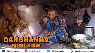 DARBHANGA FOOD Tour I UNIQUE Onion Pakoda I LOCAL fish & Meat भात  I ORANGE Rasgulla I KADHI Samosa screenshot 3