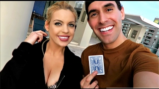 This Magic Trick Freaked Her Out!