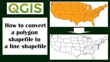 How to convert a polygon shapefile to line shapefile