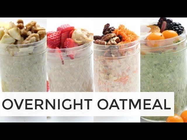 How To Make Overnight Oatmeal | 4 MORE Easy Healthy Recipes | Clean & Delicious