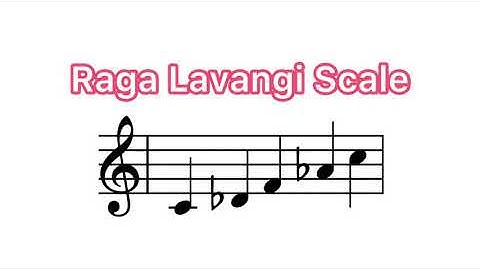 Raga Lavangi Scale, Pitch Class Set (0,1,5,8) Improvisations for Musical Example
