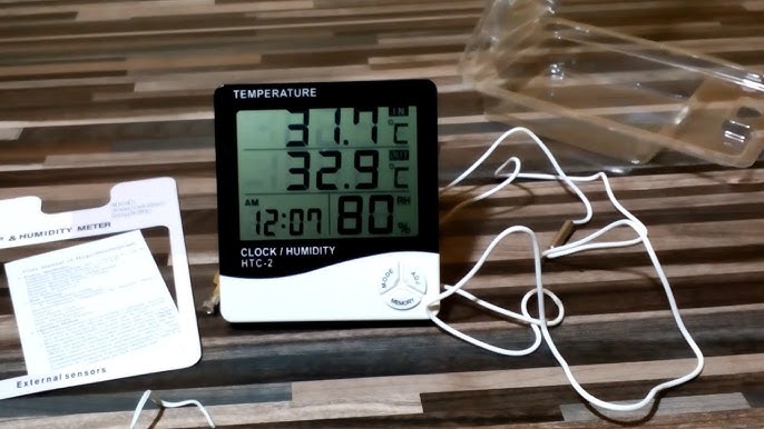 Digital Hygrometer and Thermometer, Briidea Humidity Temperature