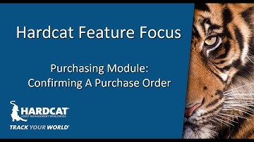 Hardcat Feature Focus - confirming purchase orders