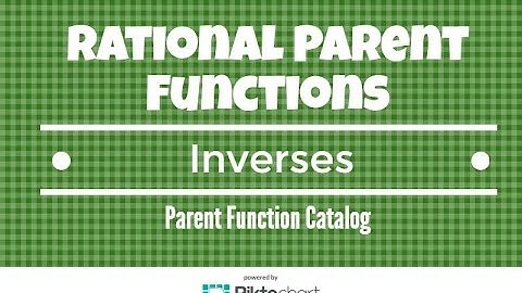 Inverse Of The Rational (Reciprocal) Parent Functions