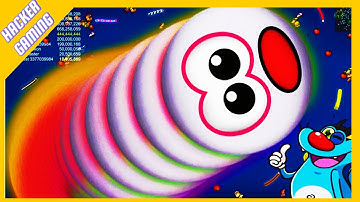 Worm Zone.io Game // Samp wali game🐍 2024 Slither Snack video// Snack game 2024 Ran san moi