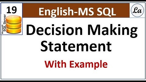 IF Else Nested in SQL| SQL IF Else Nested in SQL