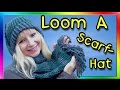 Loom a Scarf Hat for Beginners