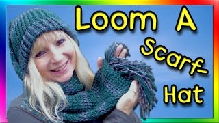 Loom a Scarf Hat for Beginners